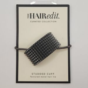 The Hair Edit - Studded Cuff Metal Hair Tie NWT